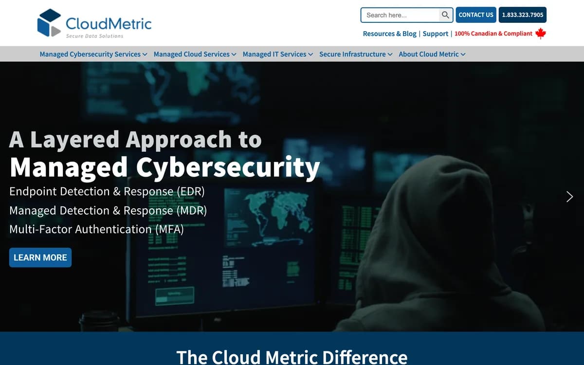 The Cloud Metric homepage
